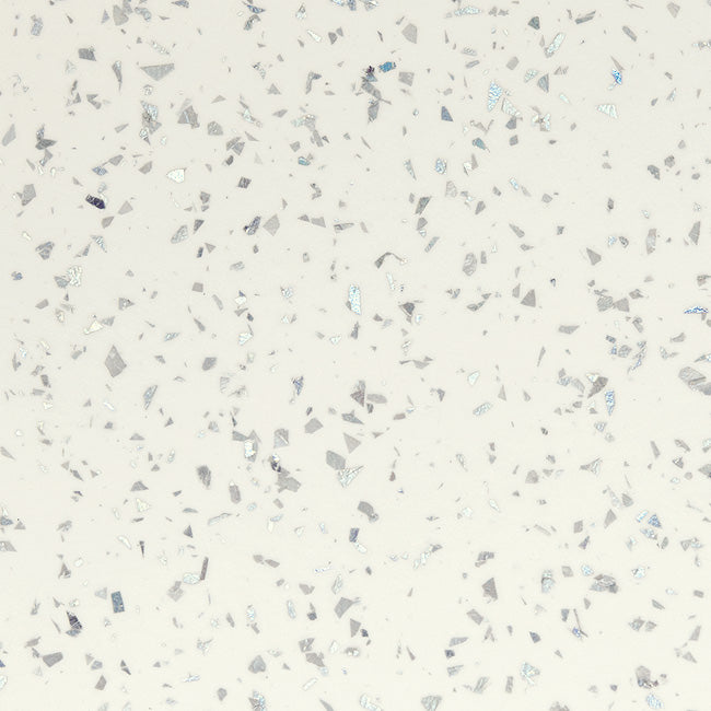White Sparkle Laminate Kitchen Worktop 40mm