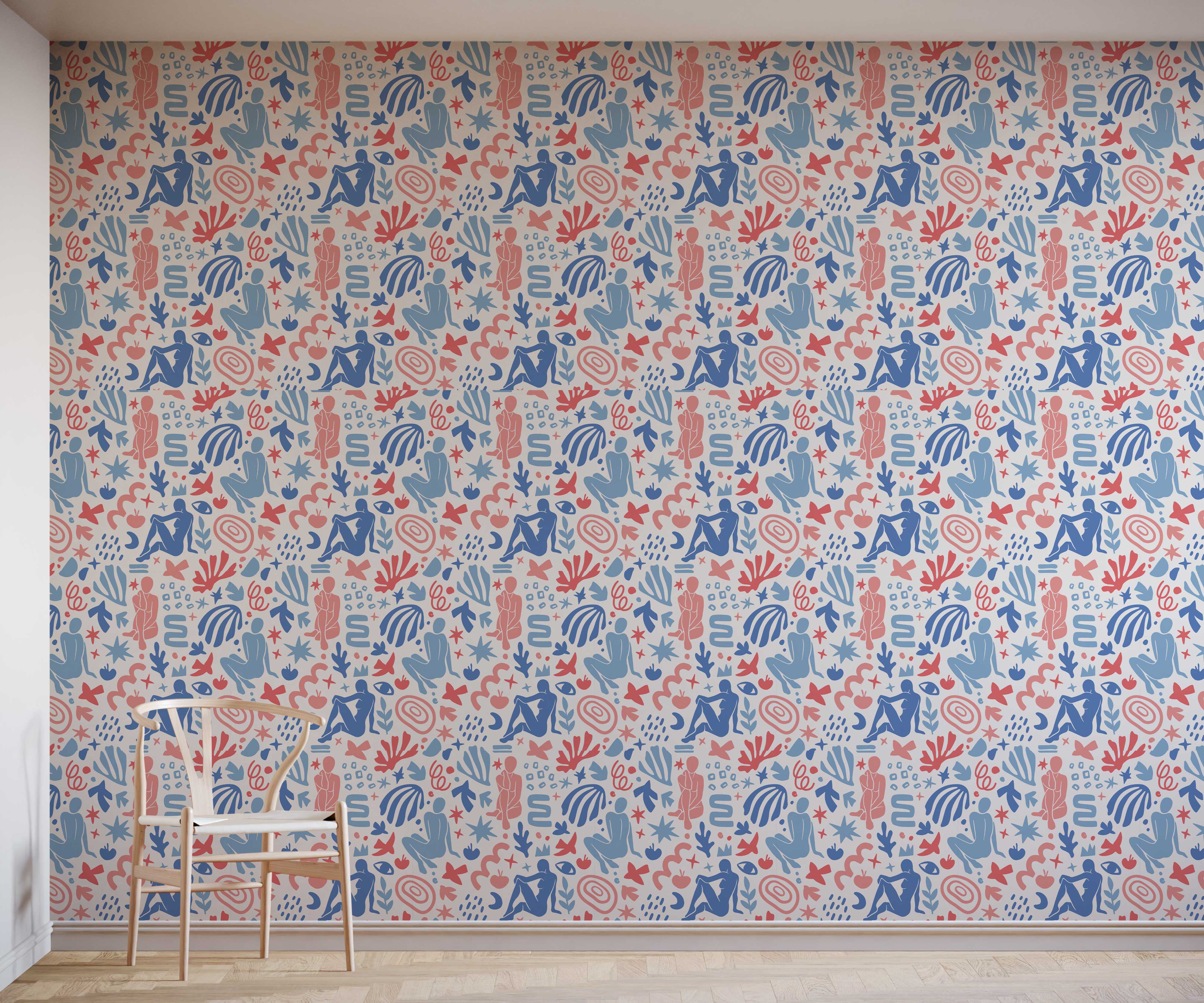Bobbi Beck Soni Patterned Luxury Wallpaper