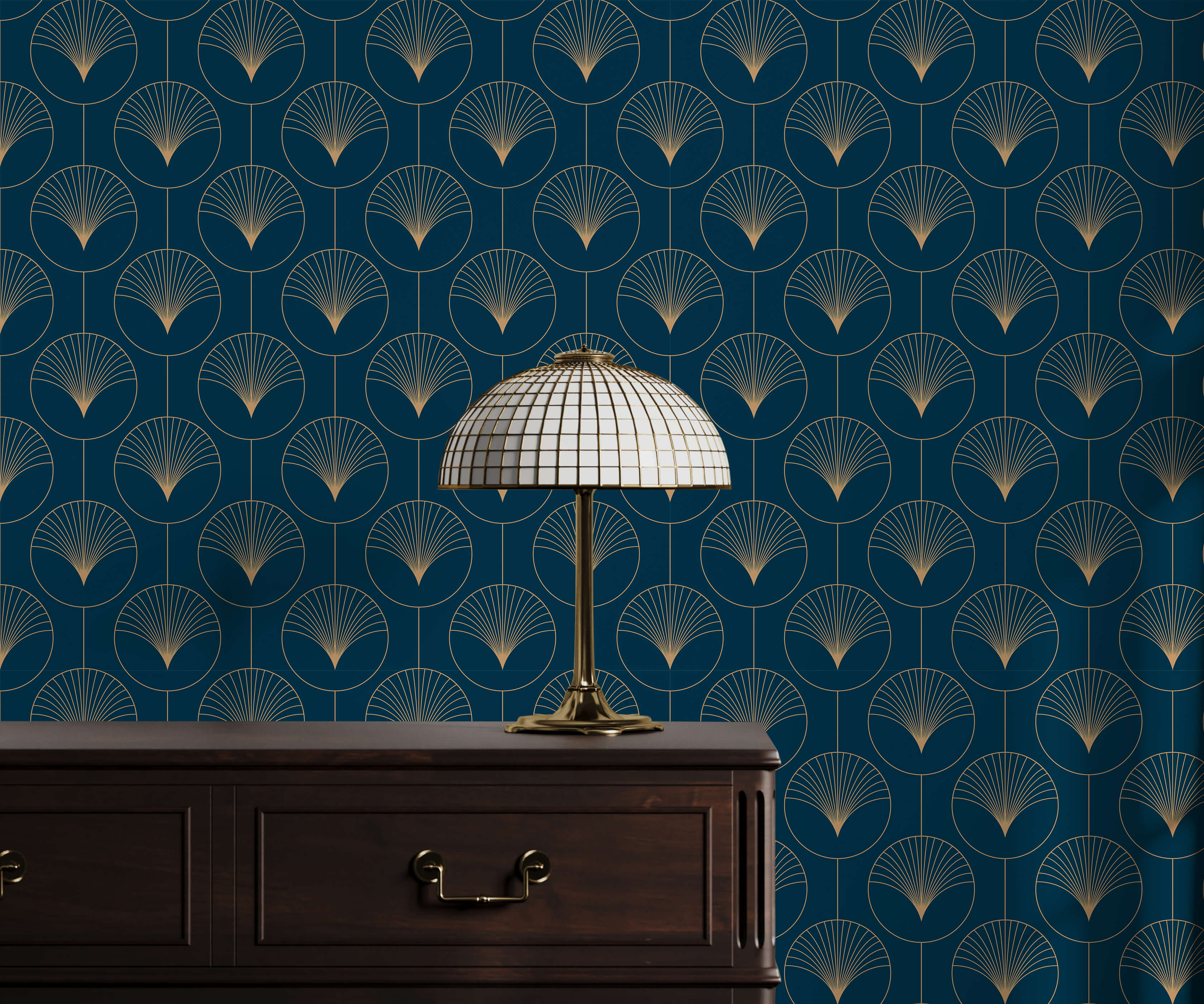 Bobbi Beck Sorkin Geometric Luxury Wallpaper
