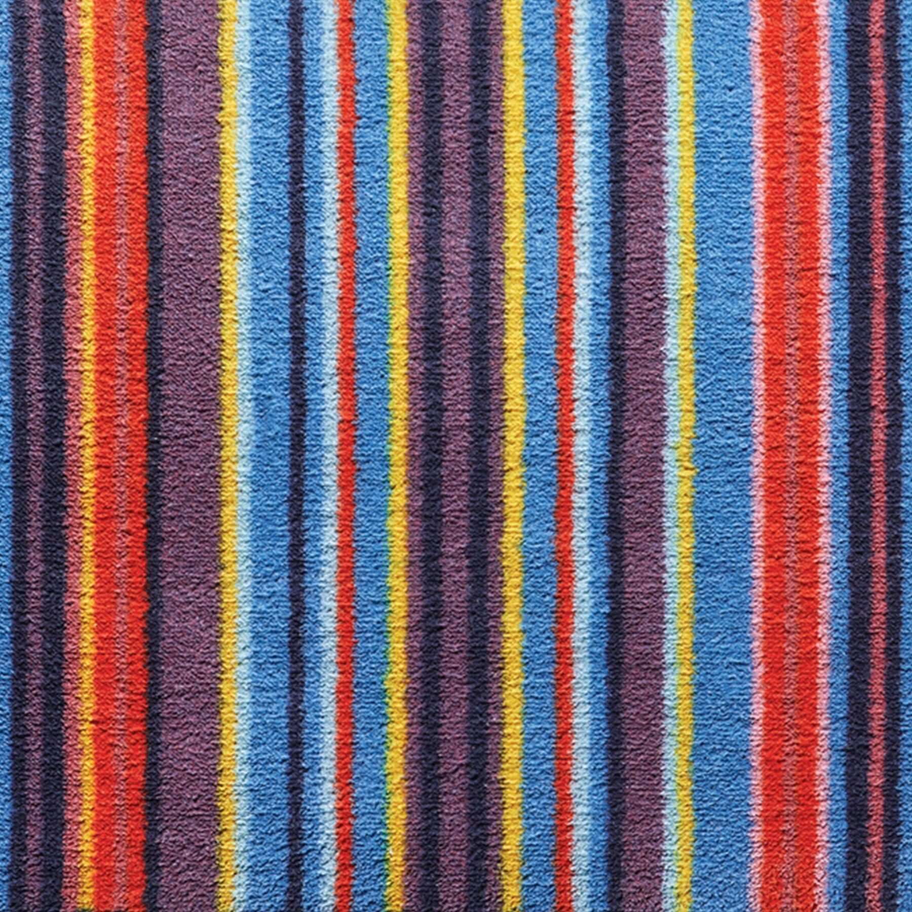 Eco-Washable Striped Mat Multicolour
