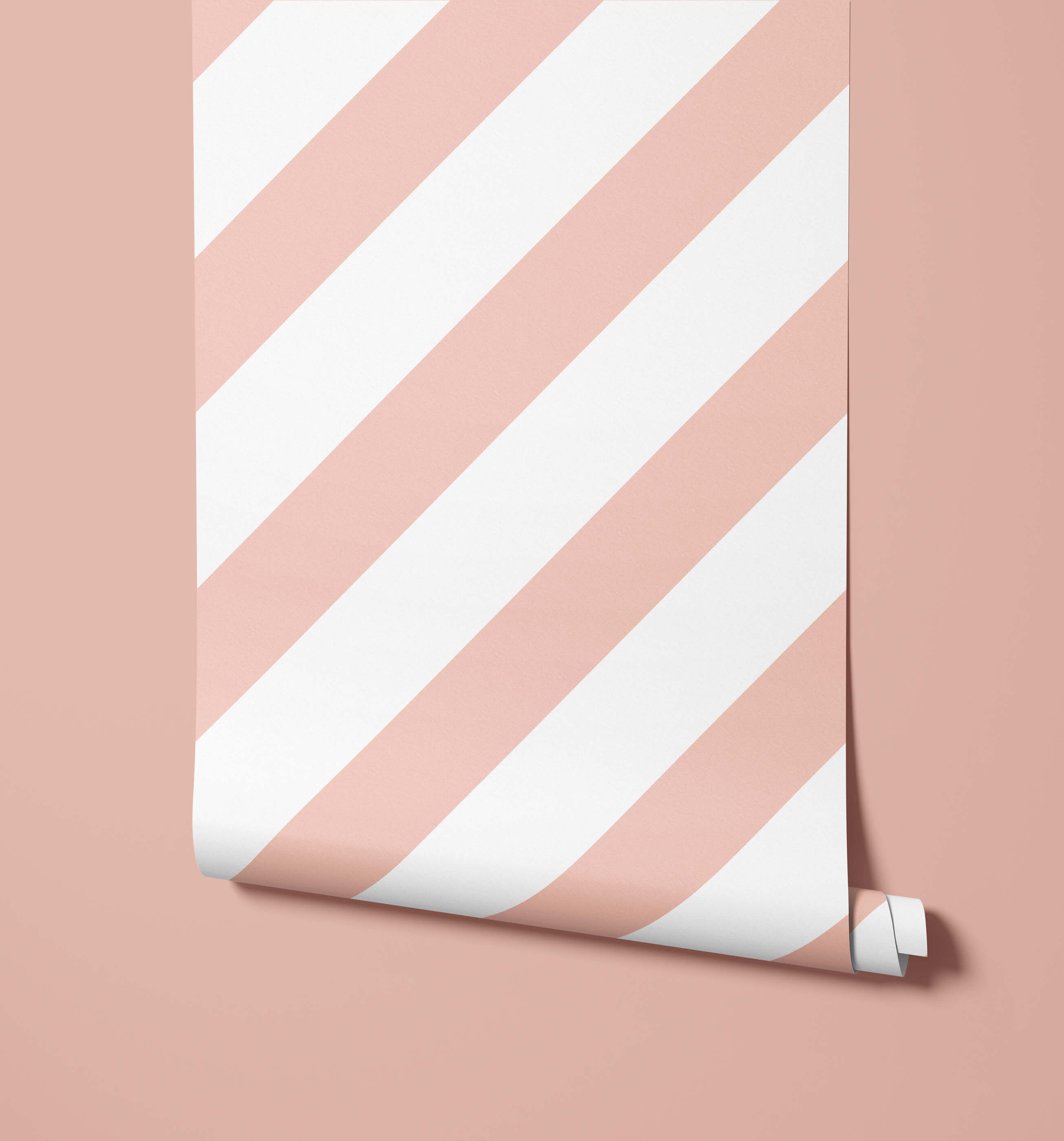Bobbi Beck Sundae Striped Luxury Wallpaper