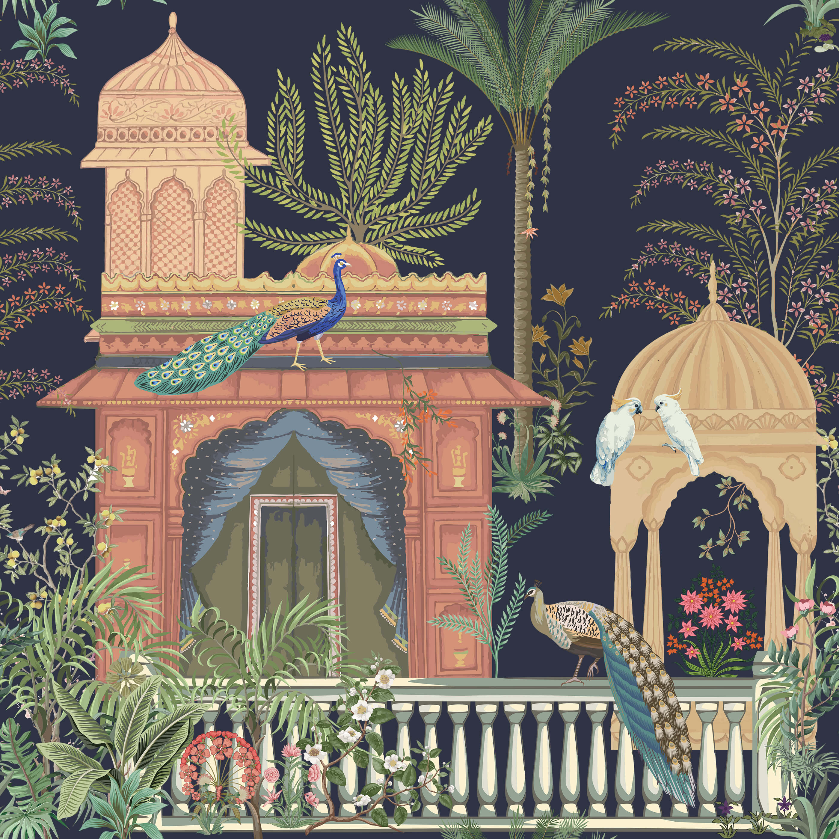 Bobbi Beck Suraja Exotic Luxury Wallpaper