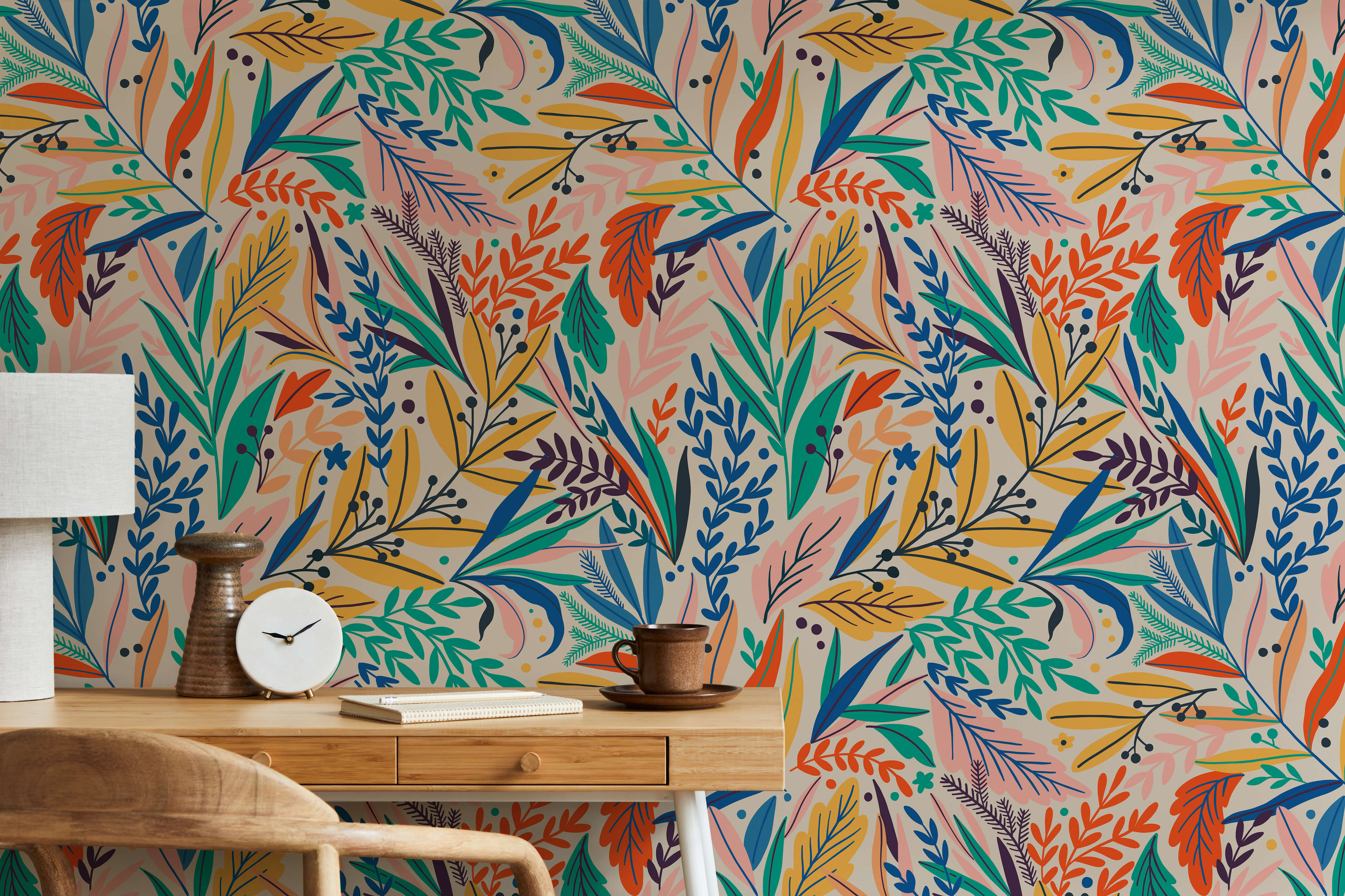 Bobbi Beck Tate Floral Luxury Wallpaper