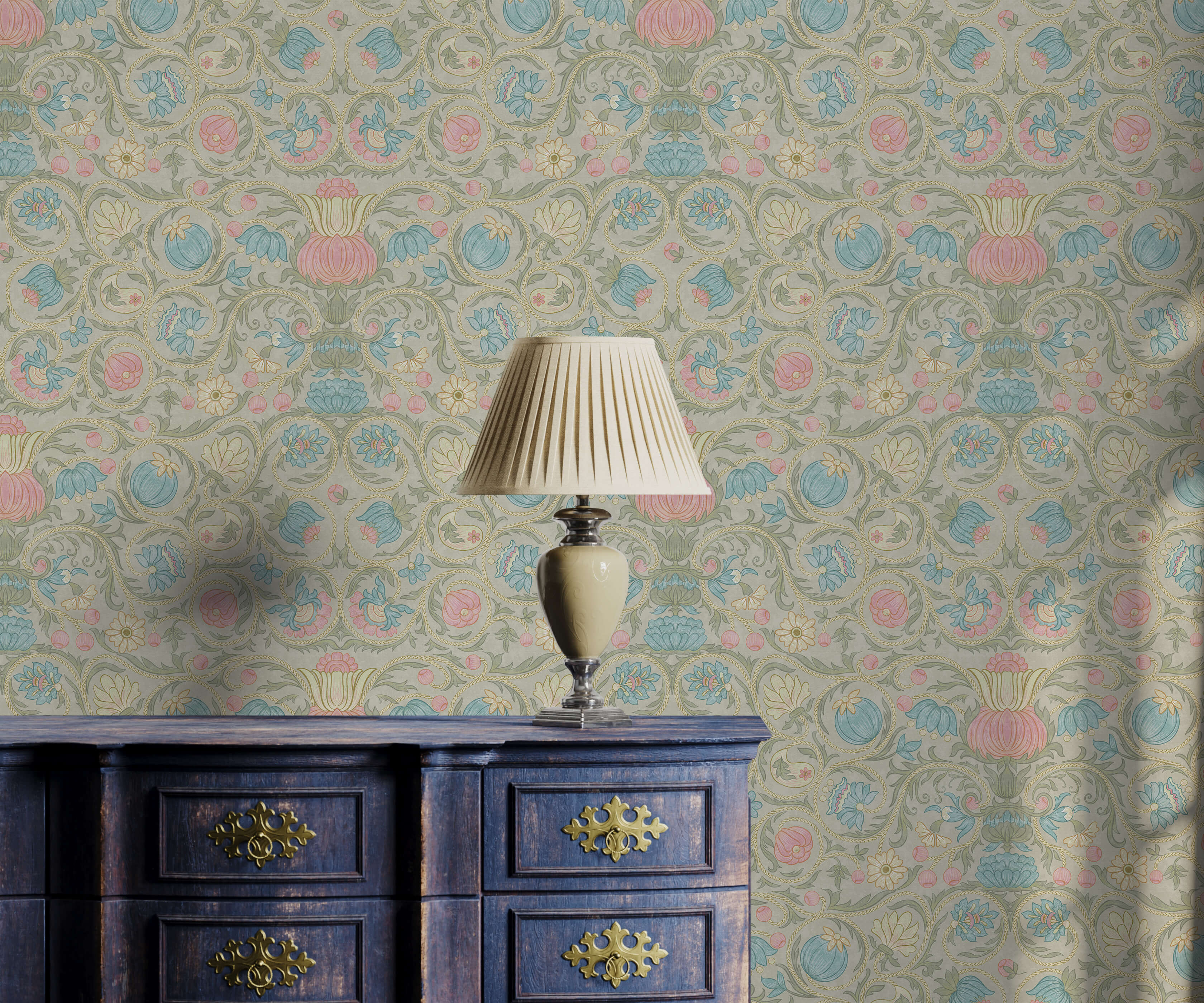 Bobbi Beck Toulon Floral Luxury Wallpaper
