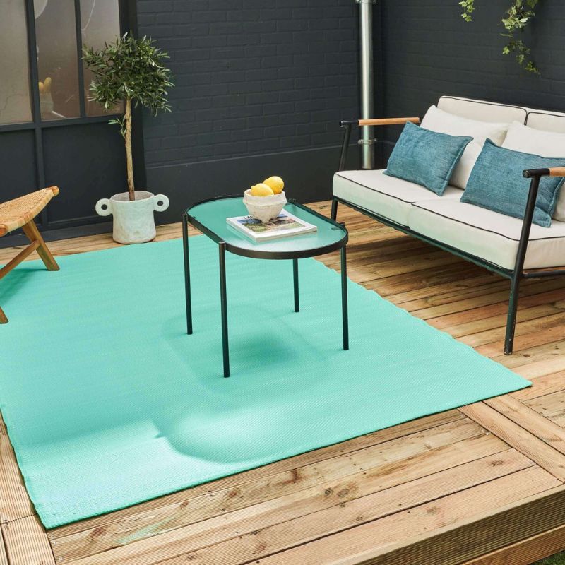 Urban Outdoor Rug Turquoise | 1000