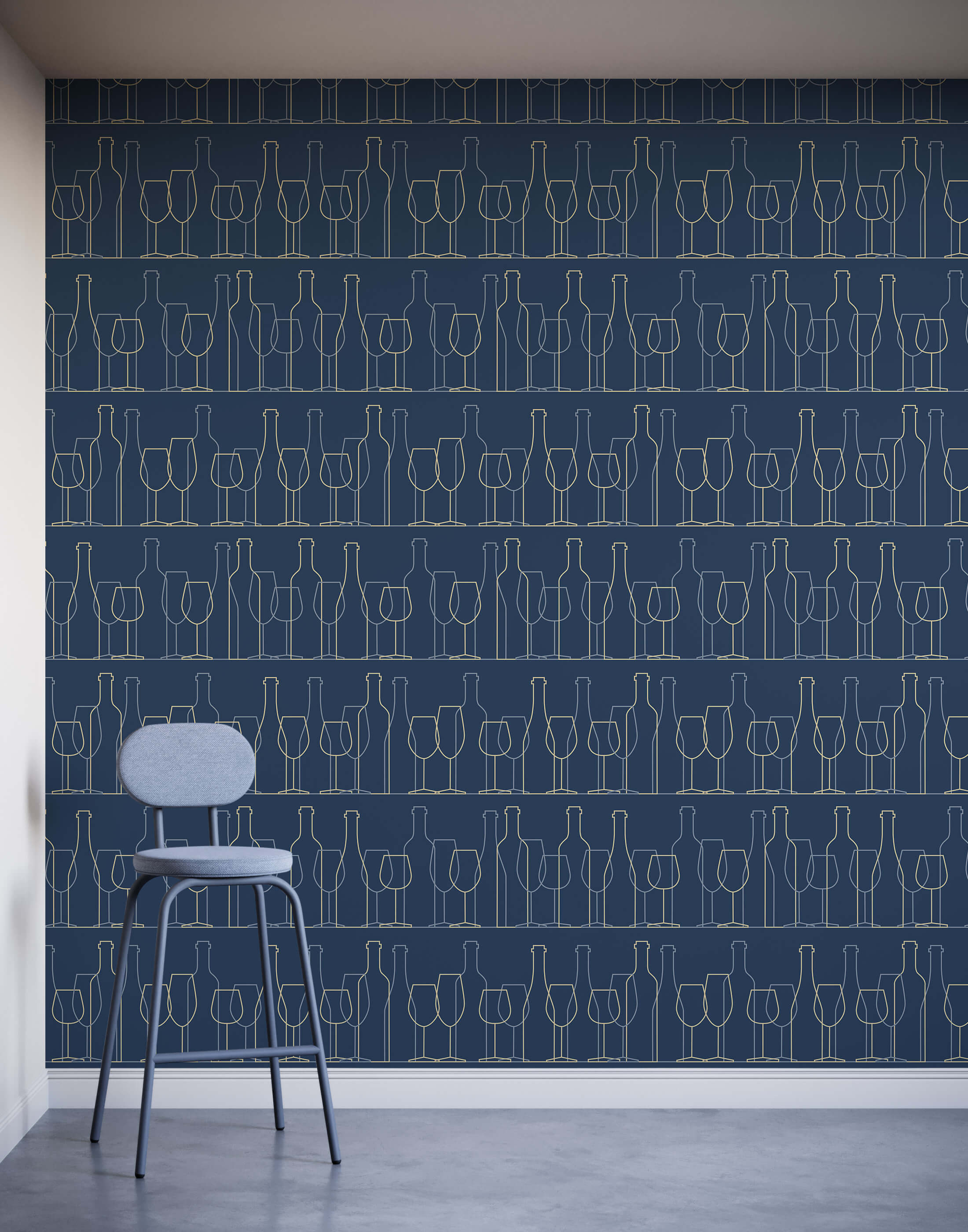 Bobbi Beck Veeno Art Deco Luxury Wallpaper