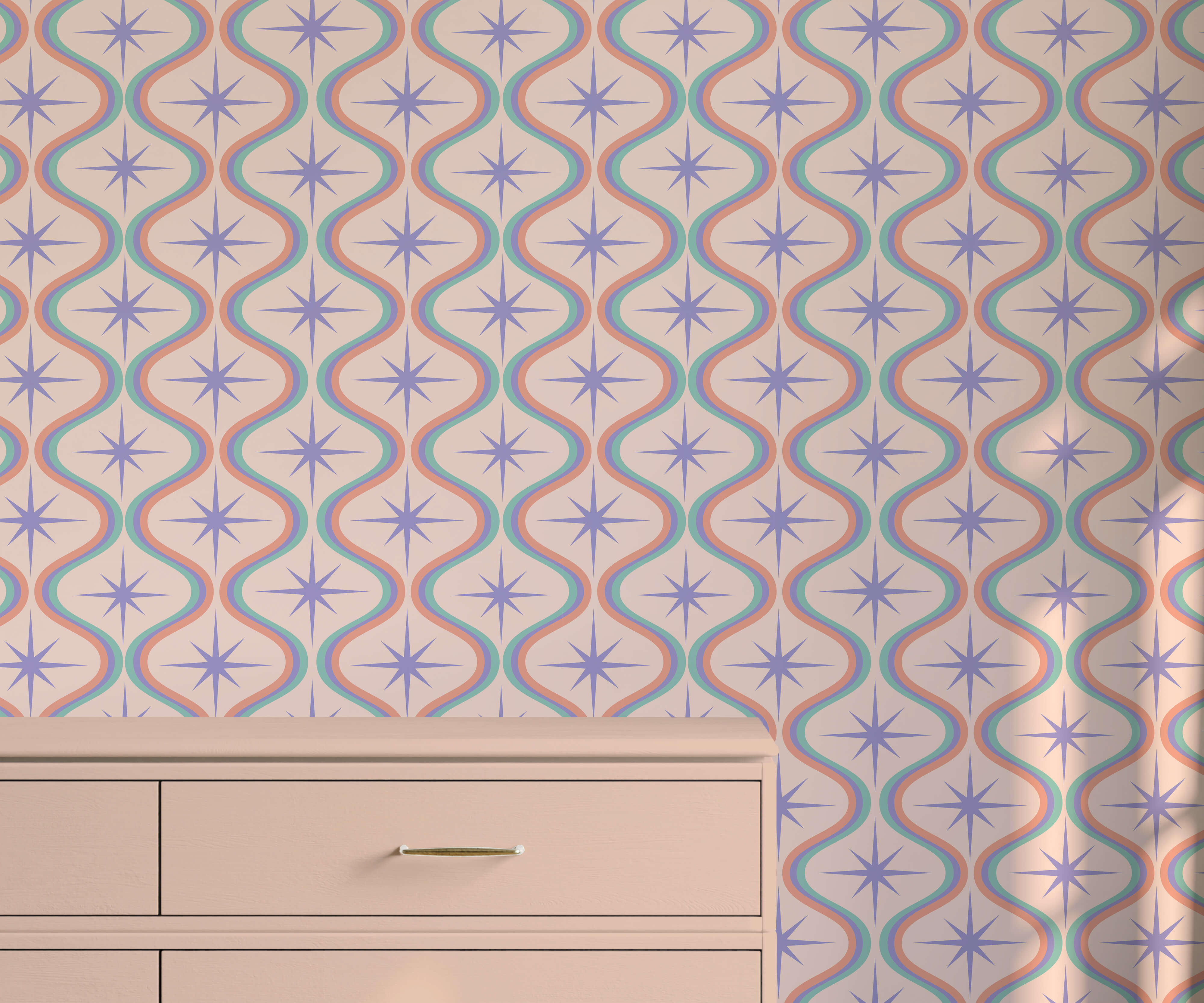 Bobbi Beck Vegas Geometric Luxury Wallpaper