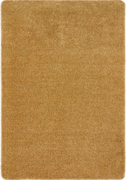 Washable Ochre Shaggy Rug