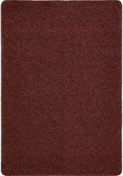 Washable Ox Red Shaggy Rug