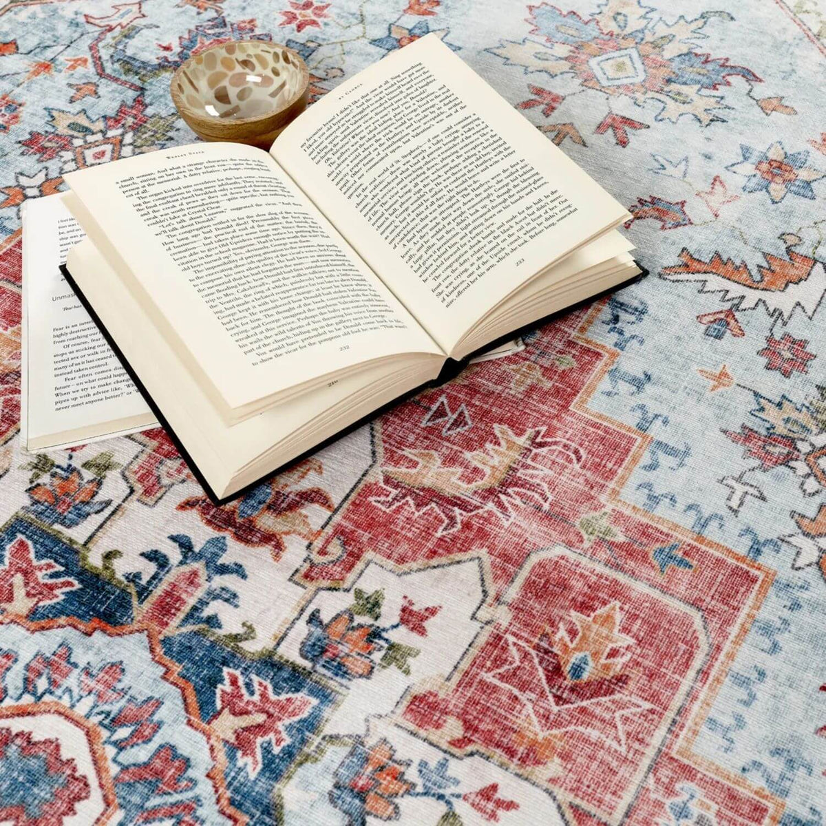 Washable Rug Eterna Red
