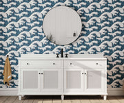 Bobbi Beck Wave Oriental Luxury Wallpaper