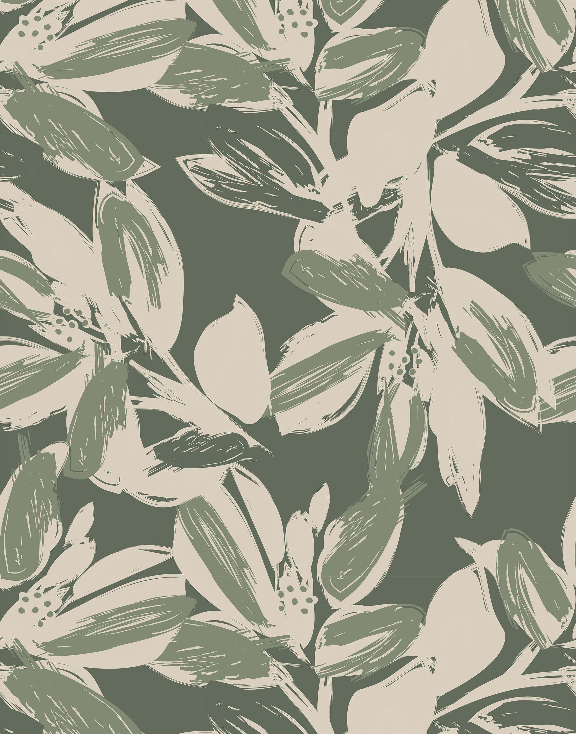 Bobbi Beck Pitch Floral Luxury Wallpaper