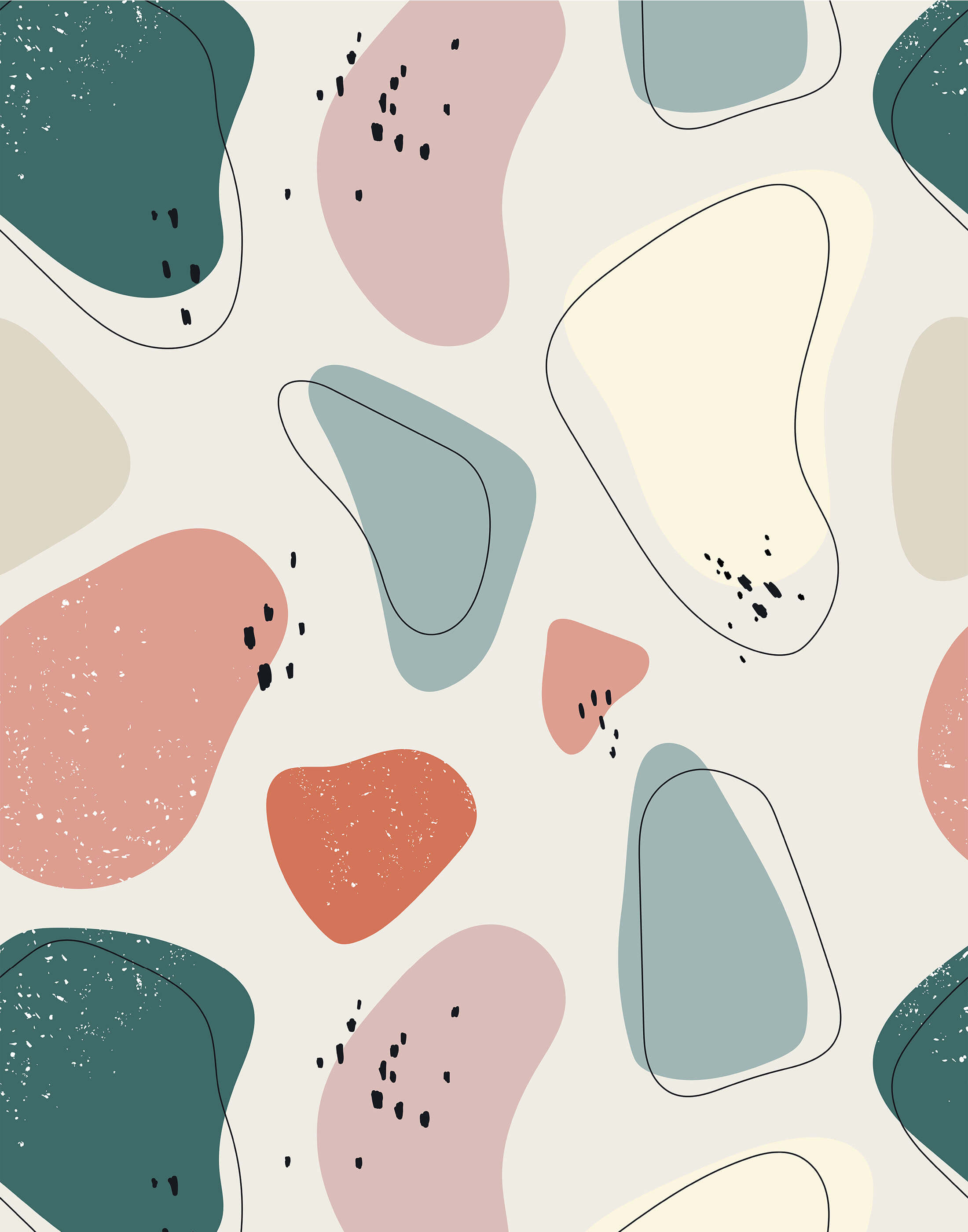 Bobbi Beck Reiss Children's Abstract Luxury Wallpaper