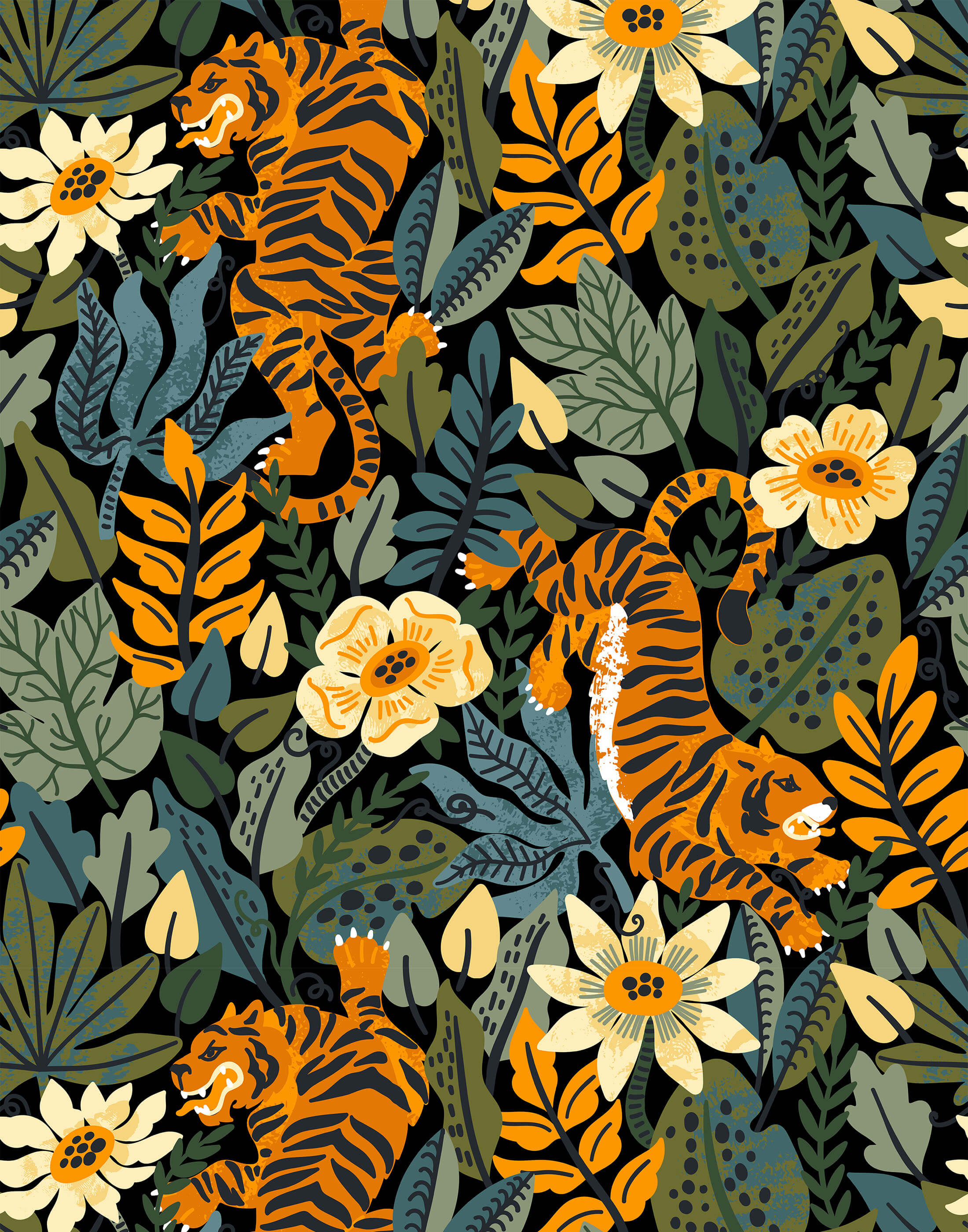 Bobbi Beck Mira Tropical Luxury Wallpaper