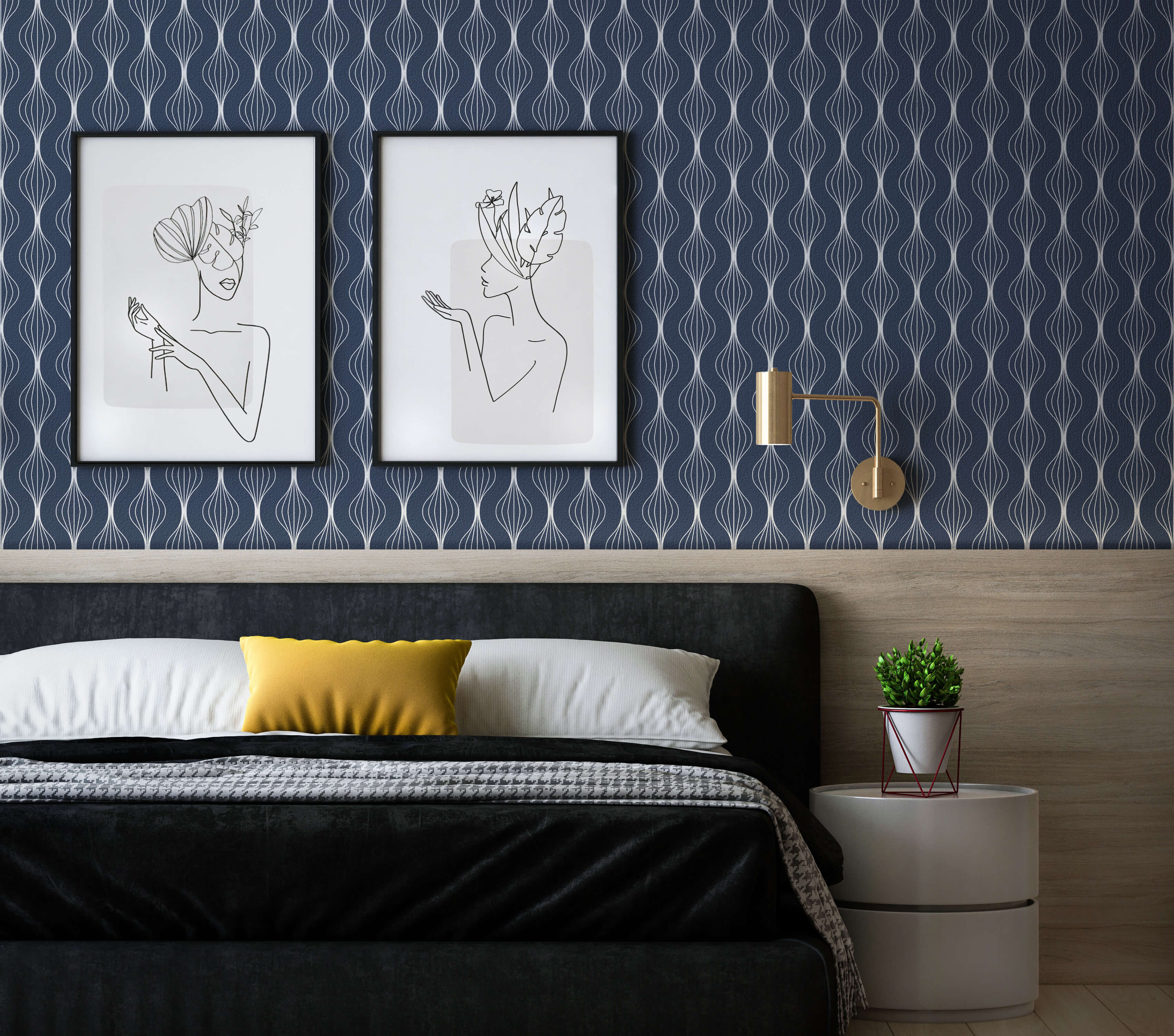 Bobbi Beck Westwood Pattered Luxury Wallpaper