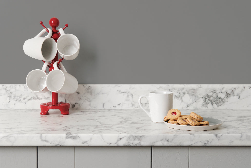 Marble Milano Laminate Kitchen Worktop 30mm