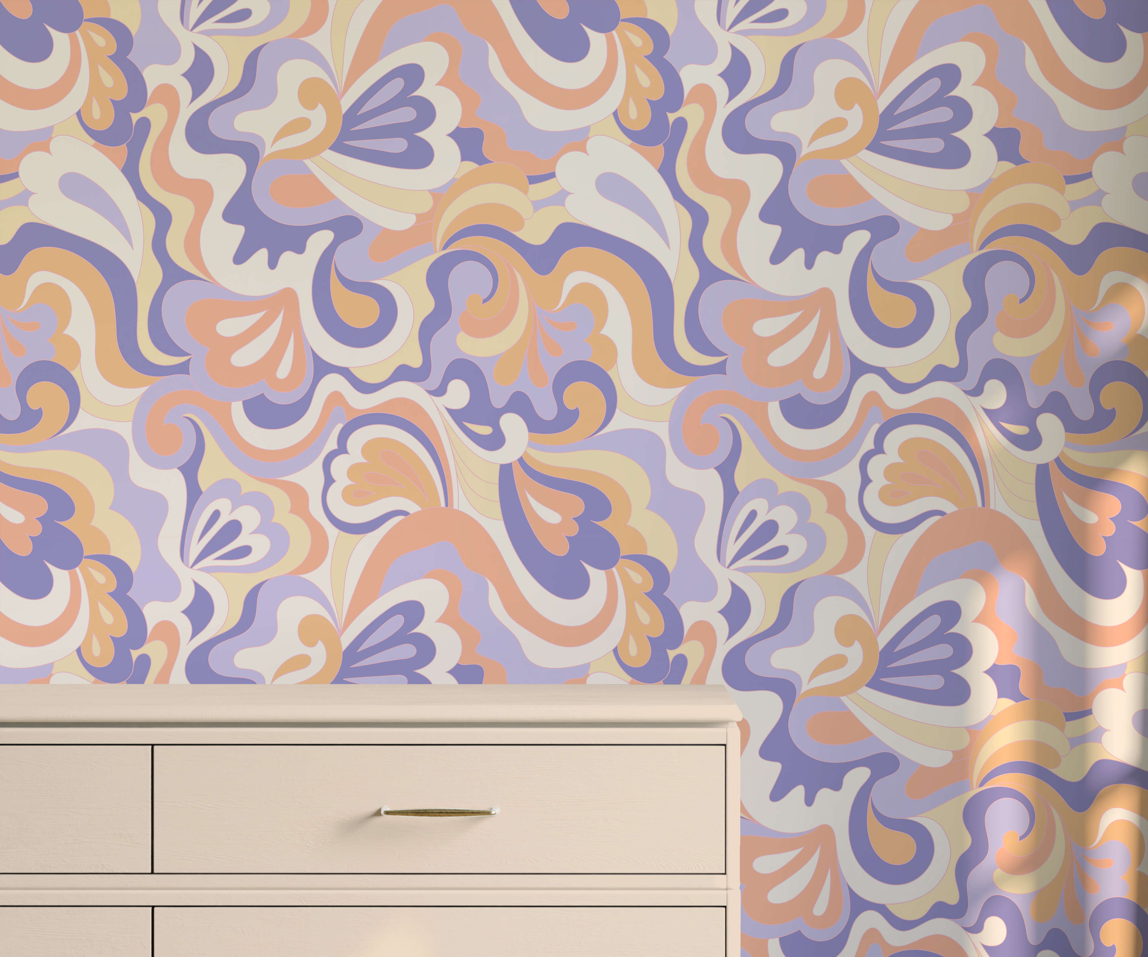 Bobbi Beck Whoosh Abstract Luxury Wallpaper