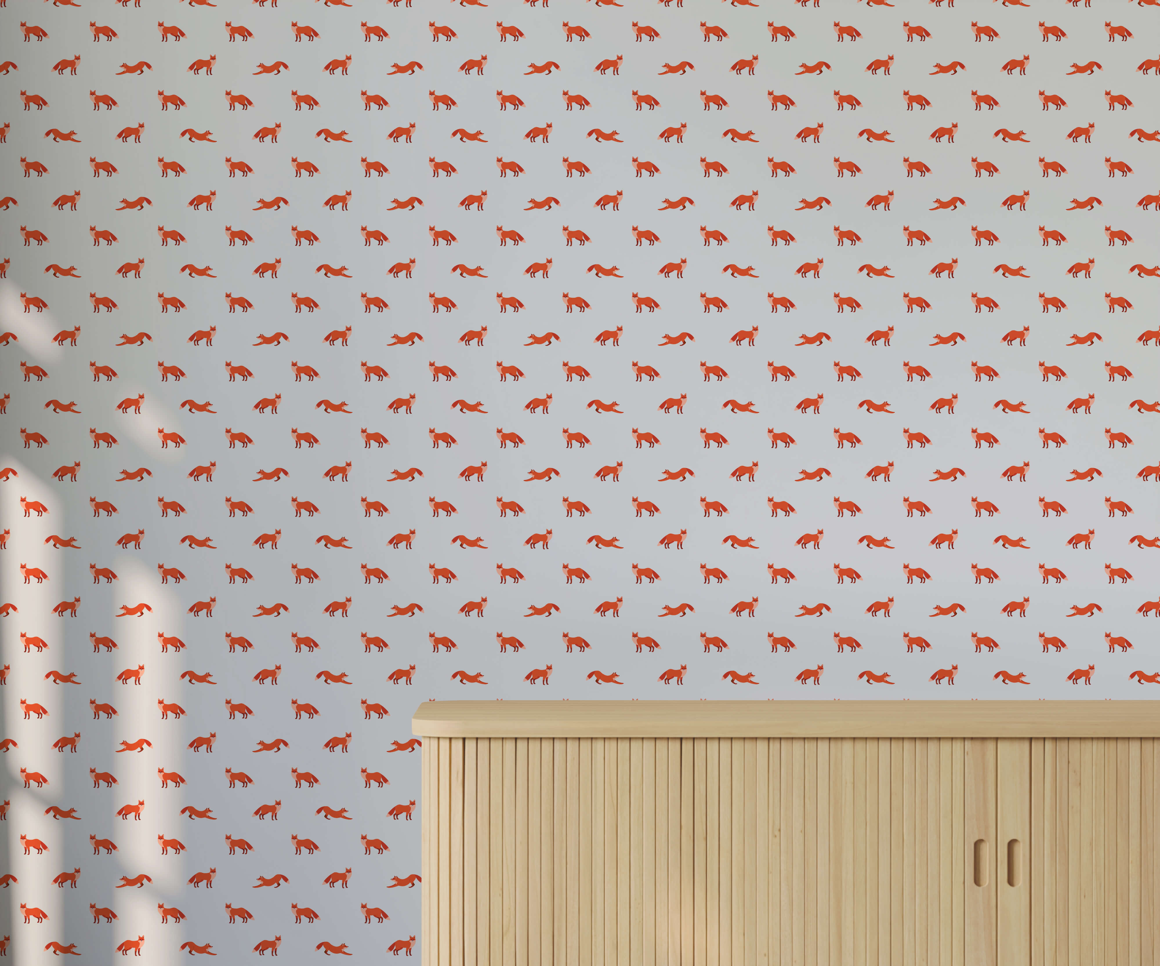 Bobbi Beck Wiley Fox Luxury Wallpaper