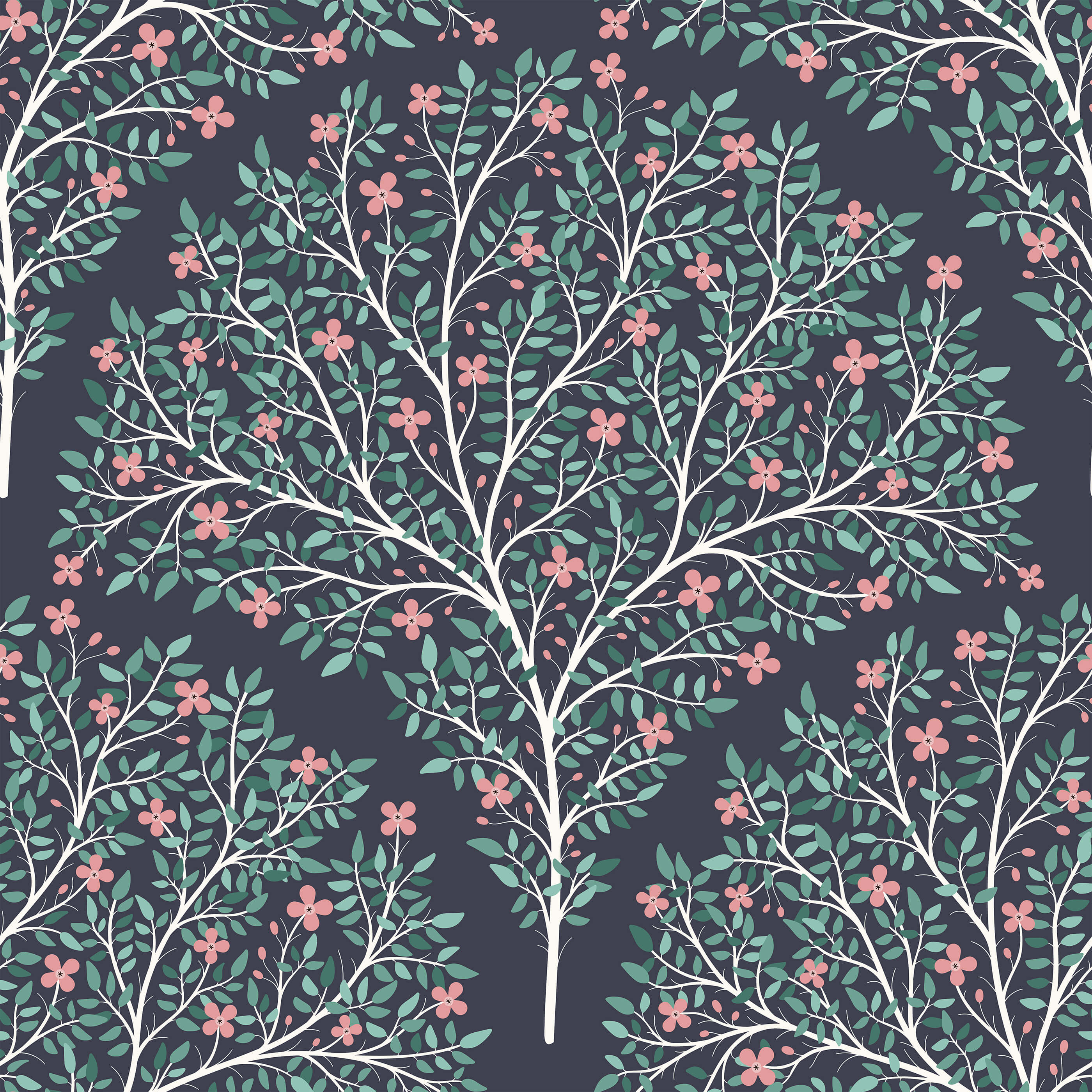 Bobbi Beck Zelah Floral Luxury Wallpaper