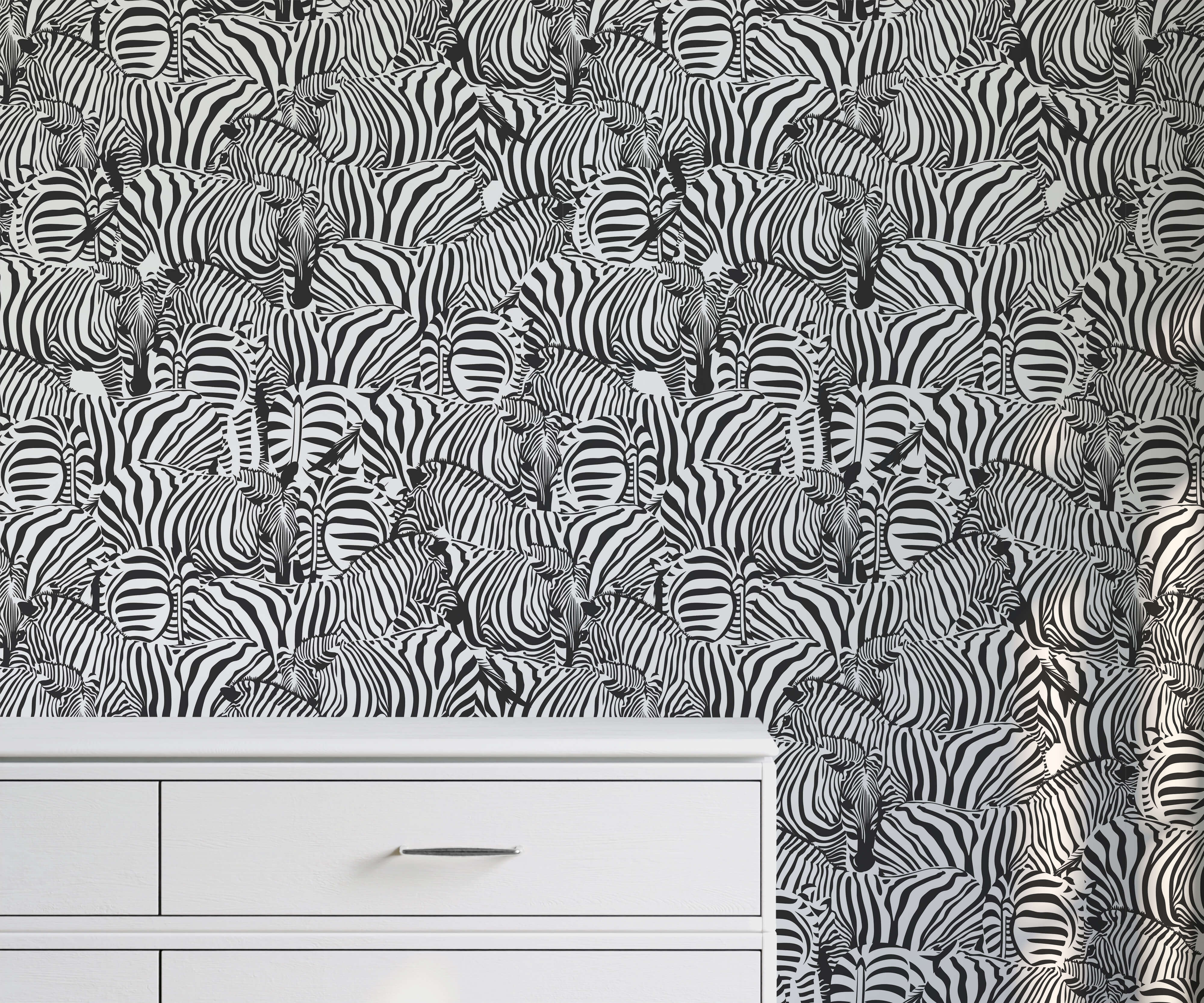 Bobbi Beck Zolta Monochrome Luxury Wallpaper