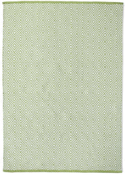 Diamond Green Hand-woven Rug