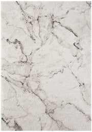 Deep-Pile Velour Rug Cream Colour