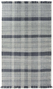 Highland Navy Checkered Rug