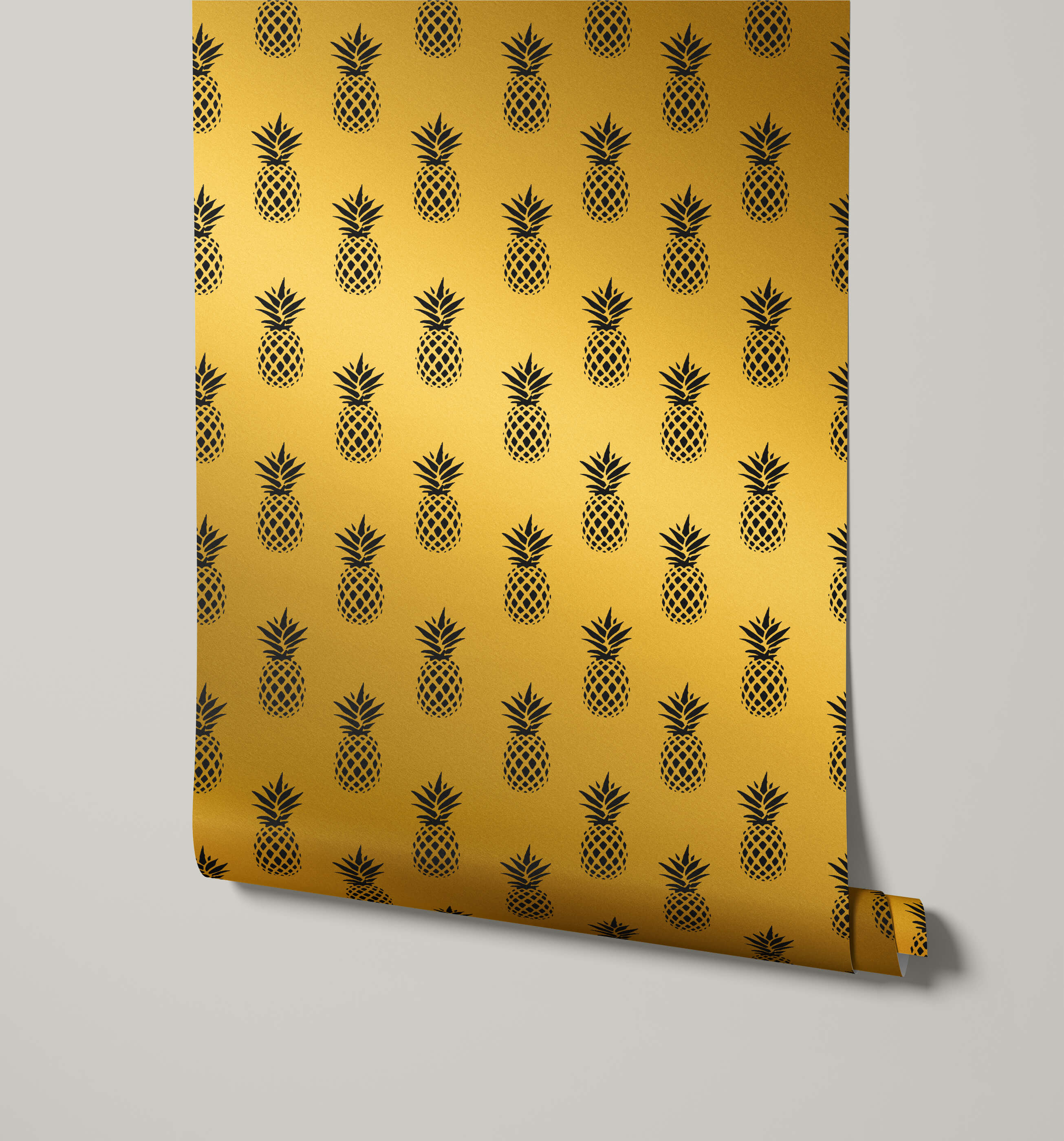 Bobbi Beck Bahama Pineapple Luxury Wallpaper