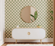 Bobbi Beck Bakersfield Chequerboard Luxury Wallpaper
