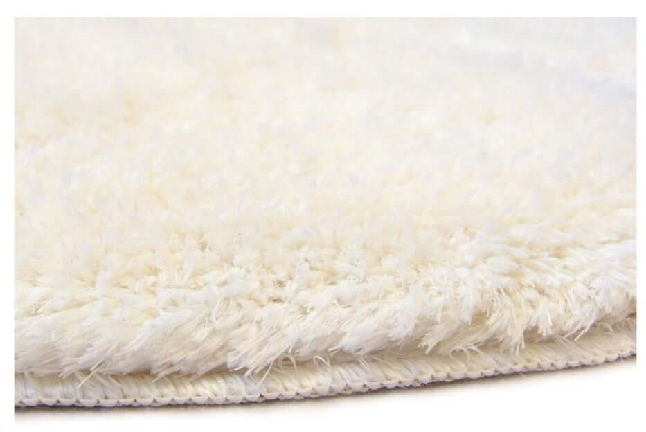 Soft Washable Ivory Shaggy Rug | SA-01