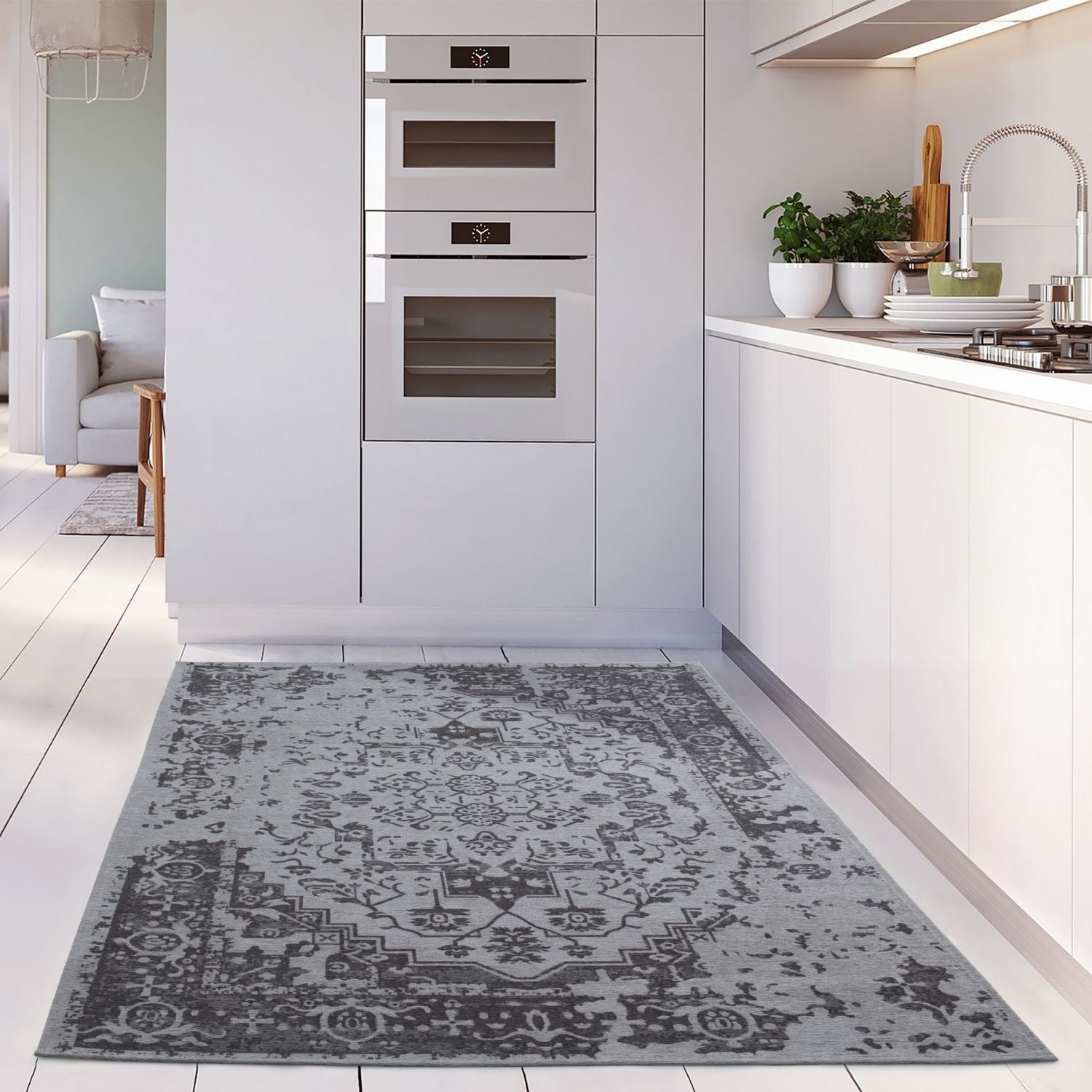 Washable Rug Carina Grey | 6963