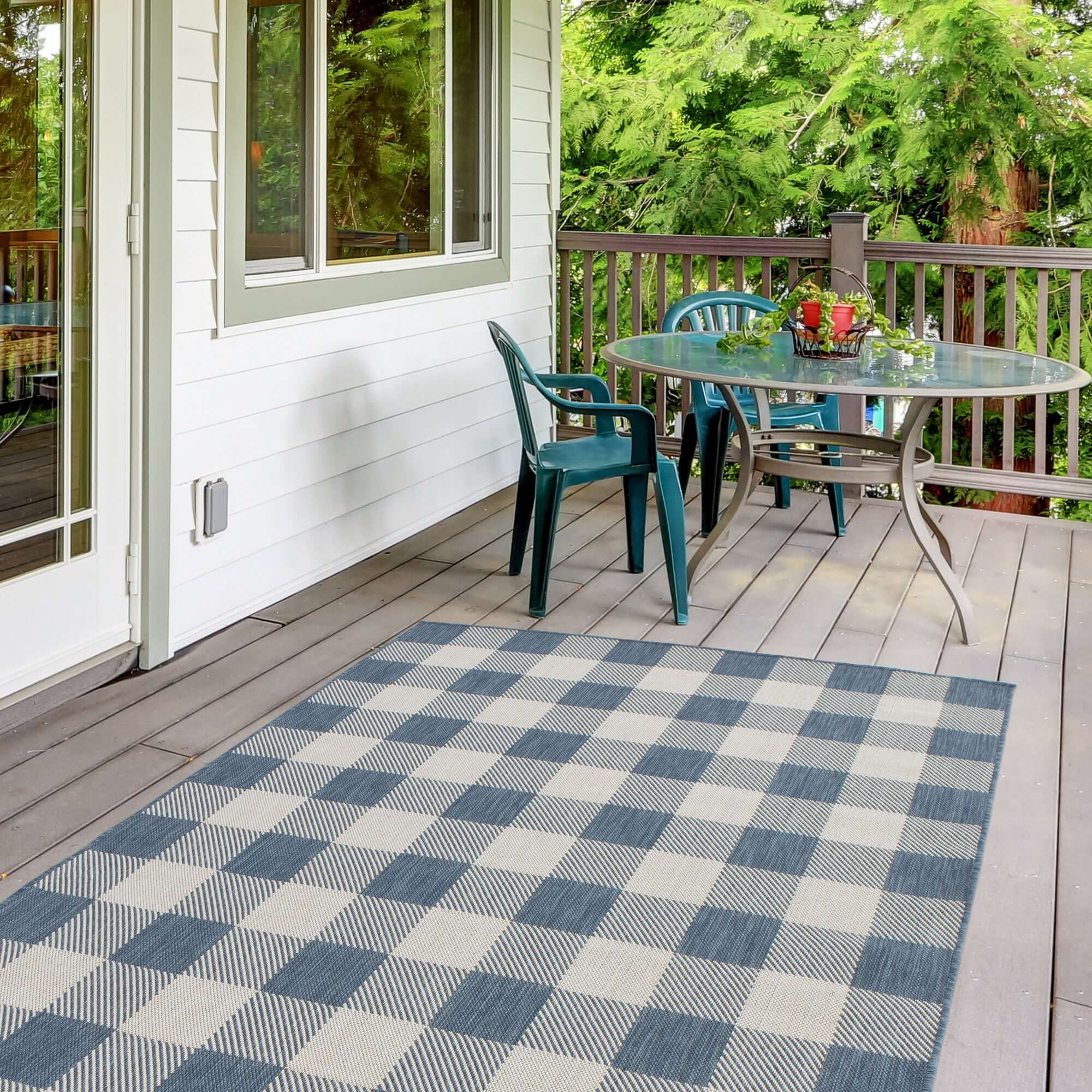 Ecology Outdoor Rug Blue | 700BLU