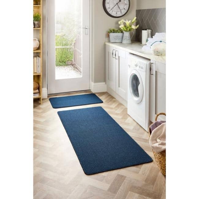 Washable Mat and Runners Plain Design
