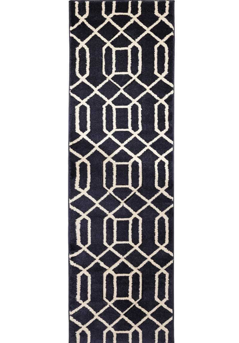 Newport Lattice Rug – Textured Geometric