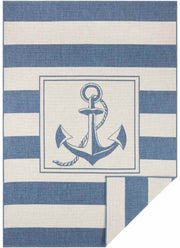 Reversible Indoor-Outdoor Flatweave Gandara Rug