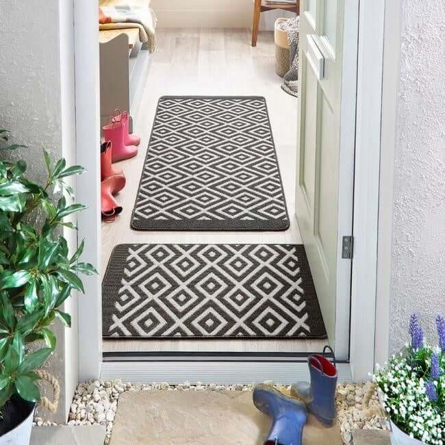 Washable Mat and Runner Diamond