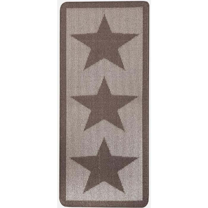 Washable Mat and Runner Star Design