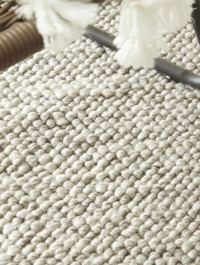 La Playa Silver Grey Solid Rug