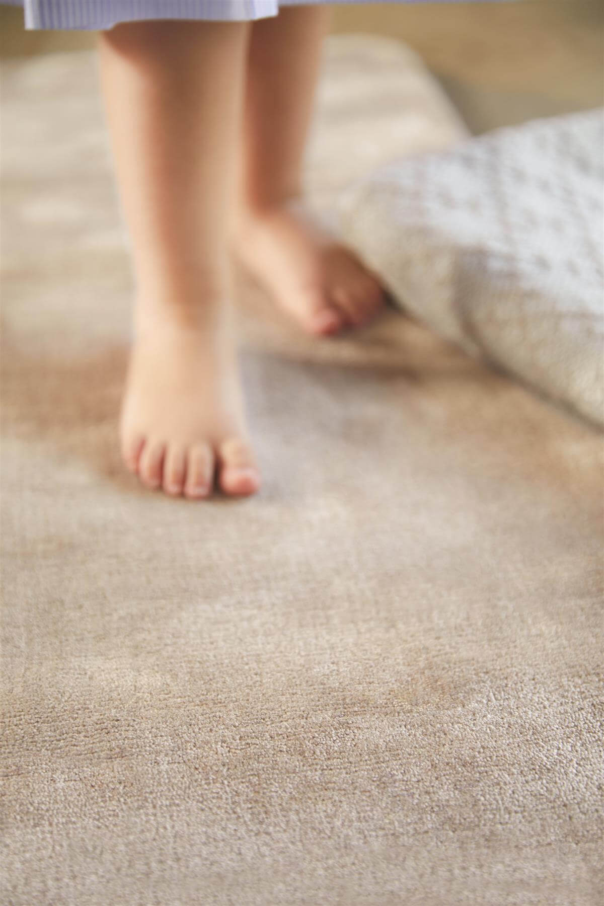 Karma Mink Solid Luxury Viscose Rug