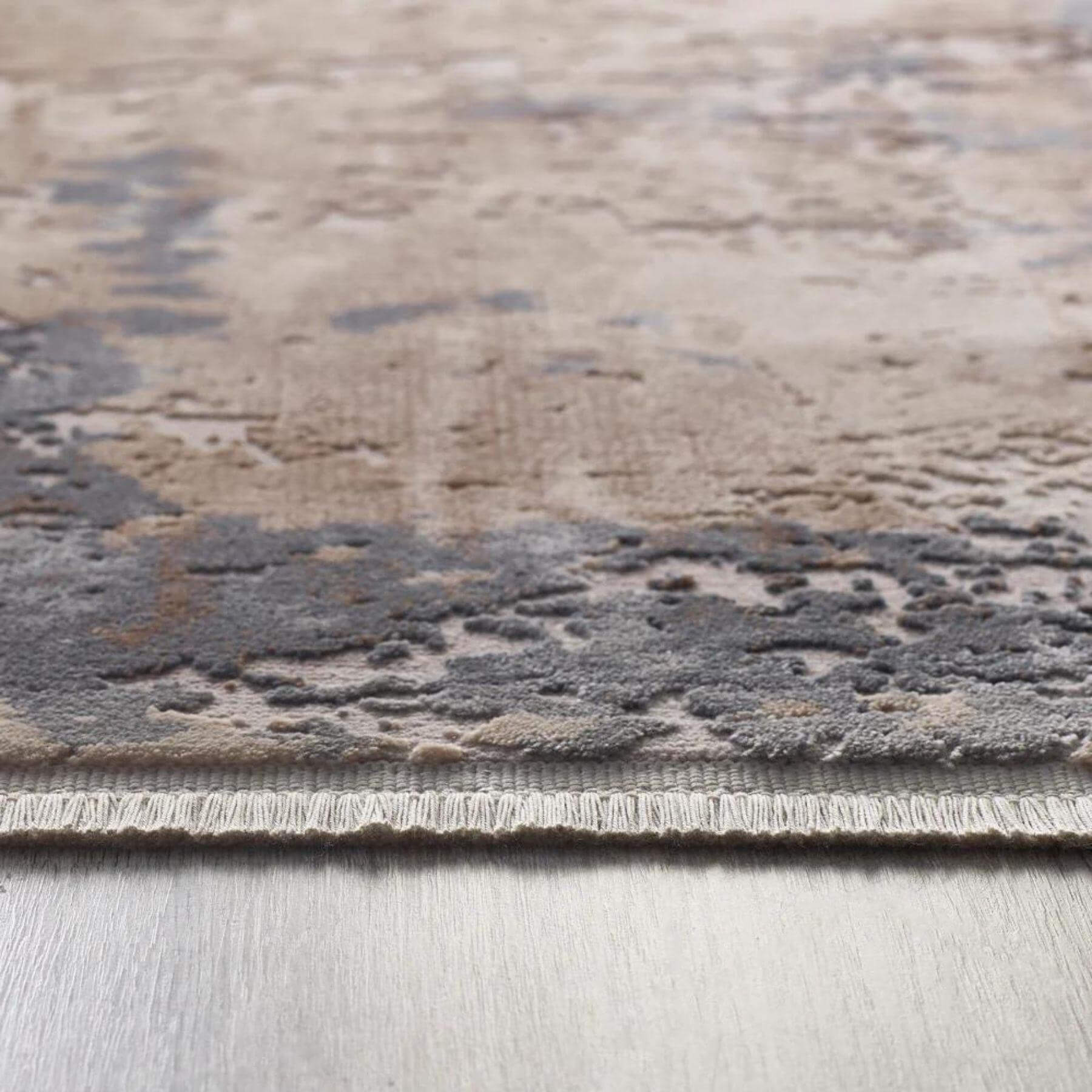 Cosimo Beige/Grey Distressed Modern Rug