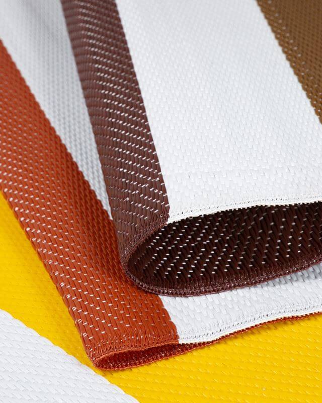 Rainbow Outdoor Rug Yellow | 1030