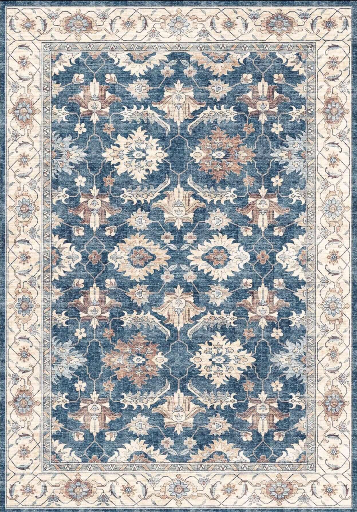 Jurdar Vintage Washable Rug