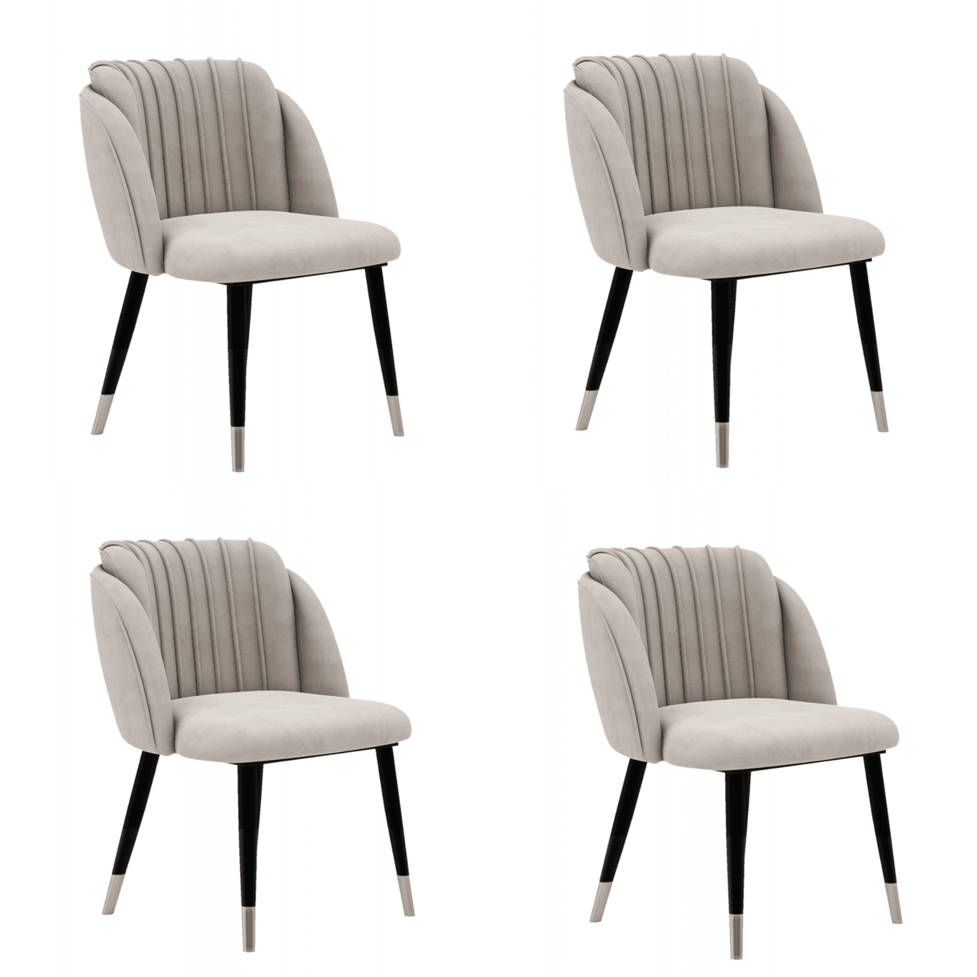 Milano velvet dining chair