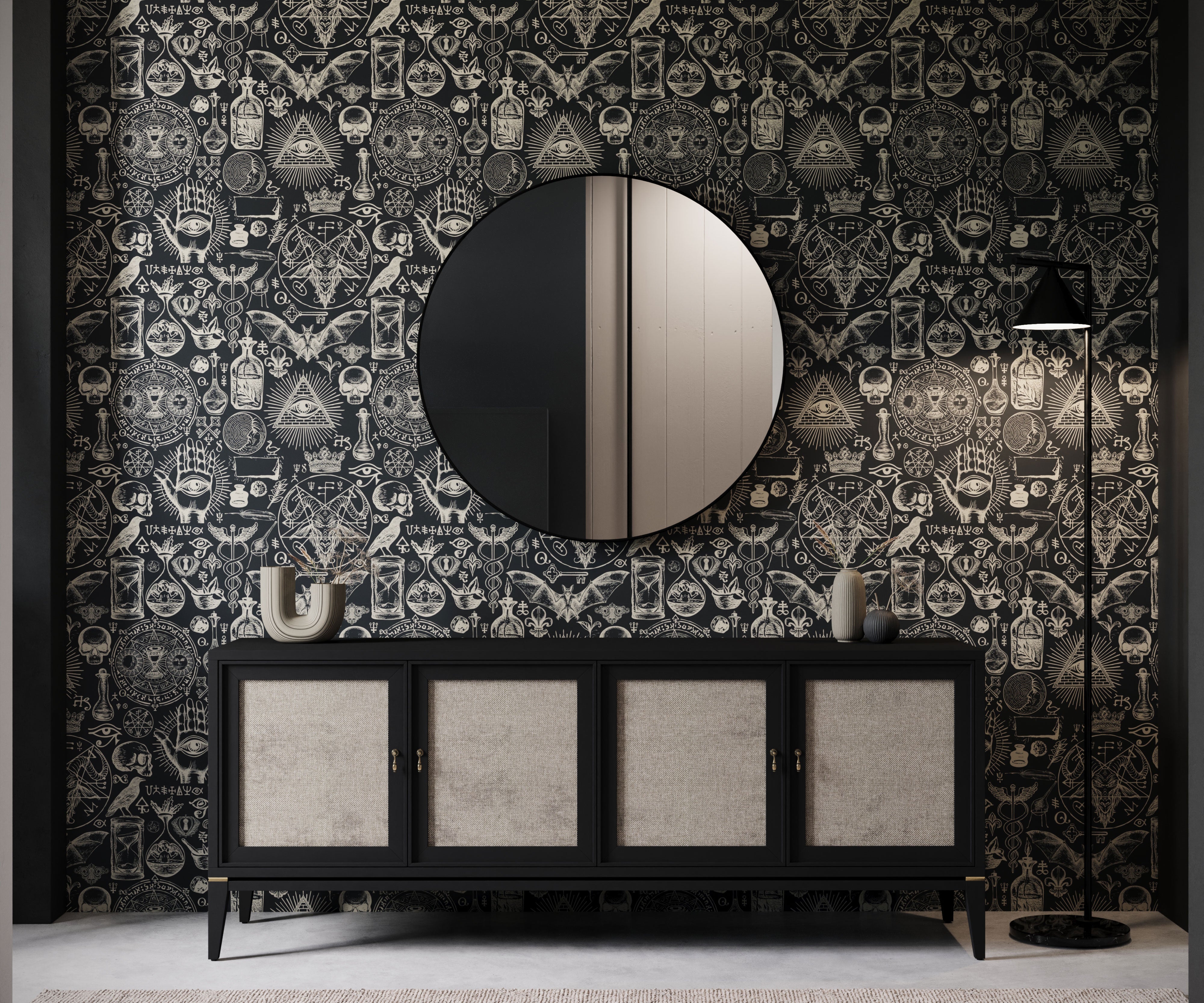 Bobbi Beck Diablo Geometric Luxury Wallpaper