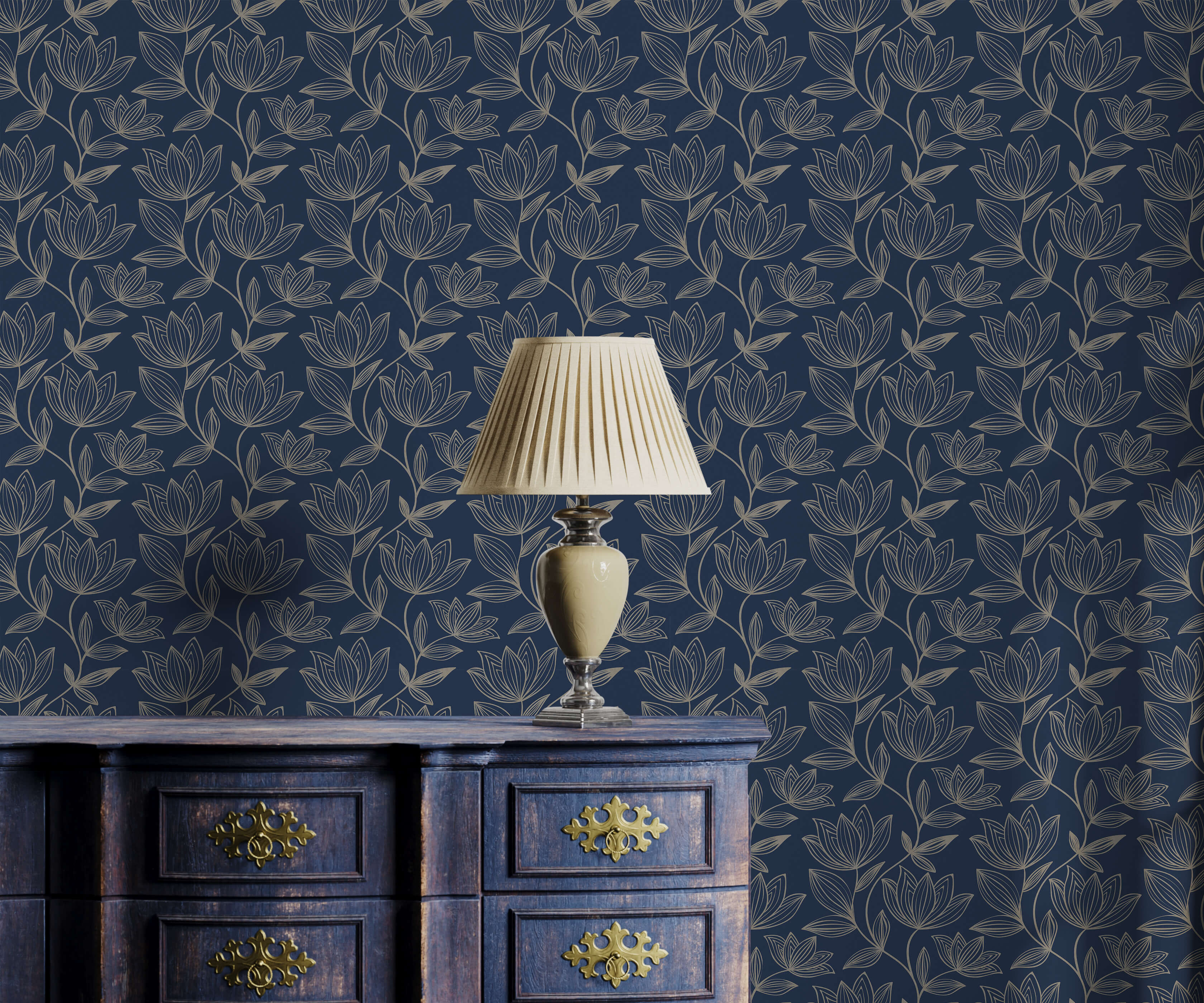 Doring Floral Luxury Wallpaper