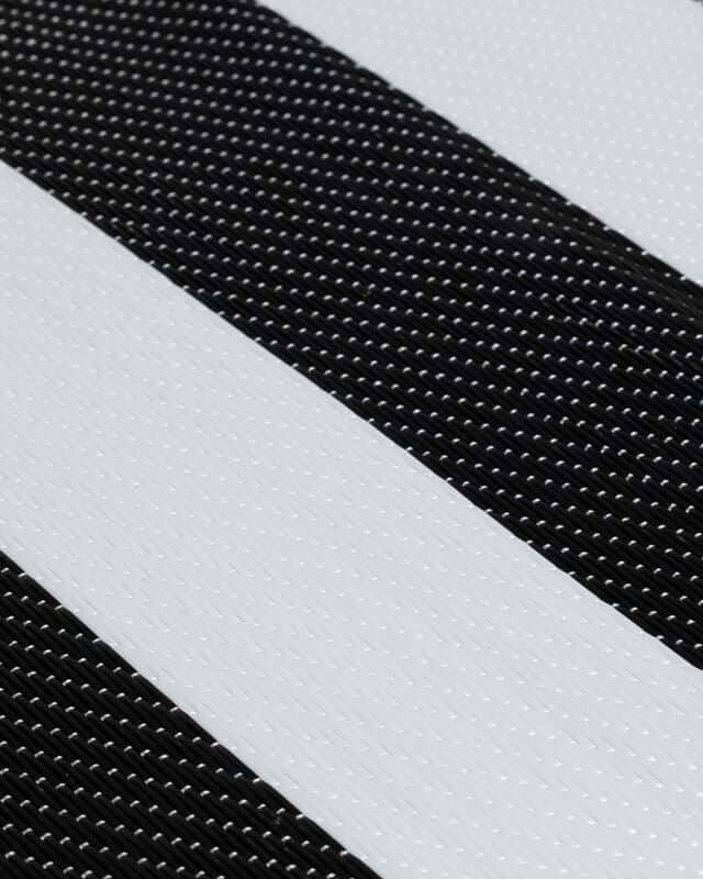 Rainbow Outdoor Rug Black & White | 1030