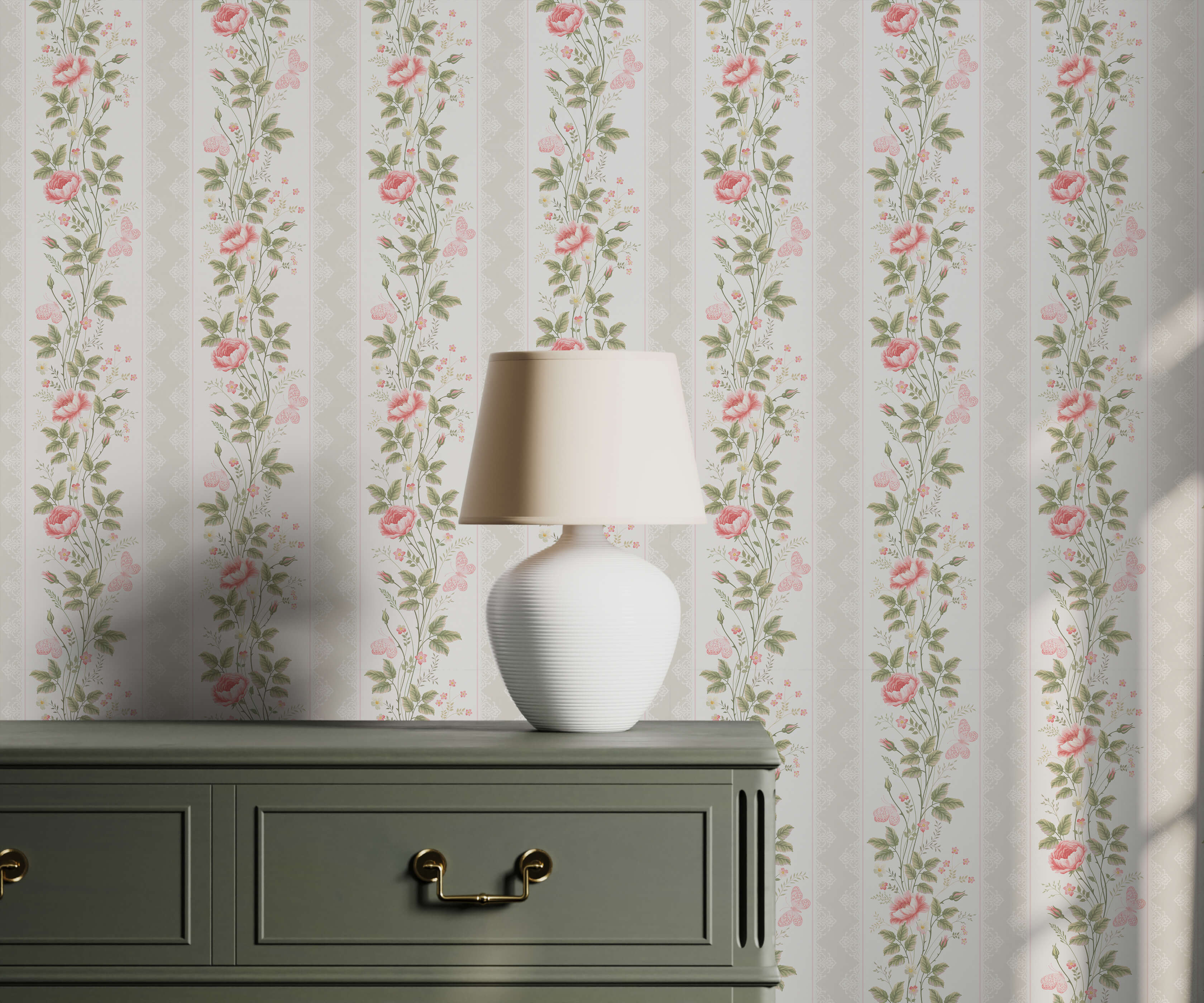 Edith Floral Luxury Wallpaper