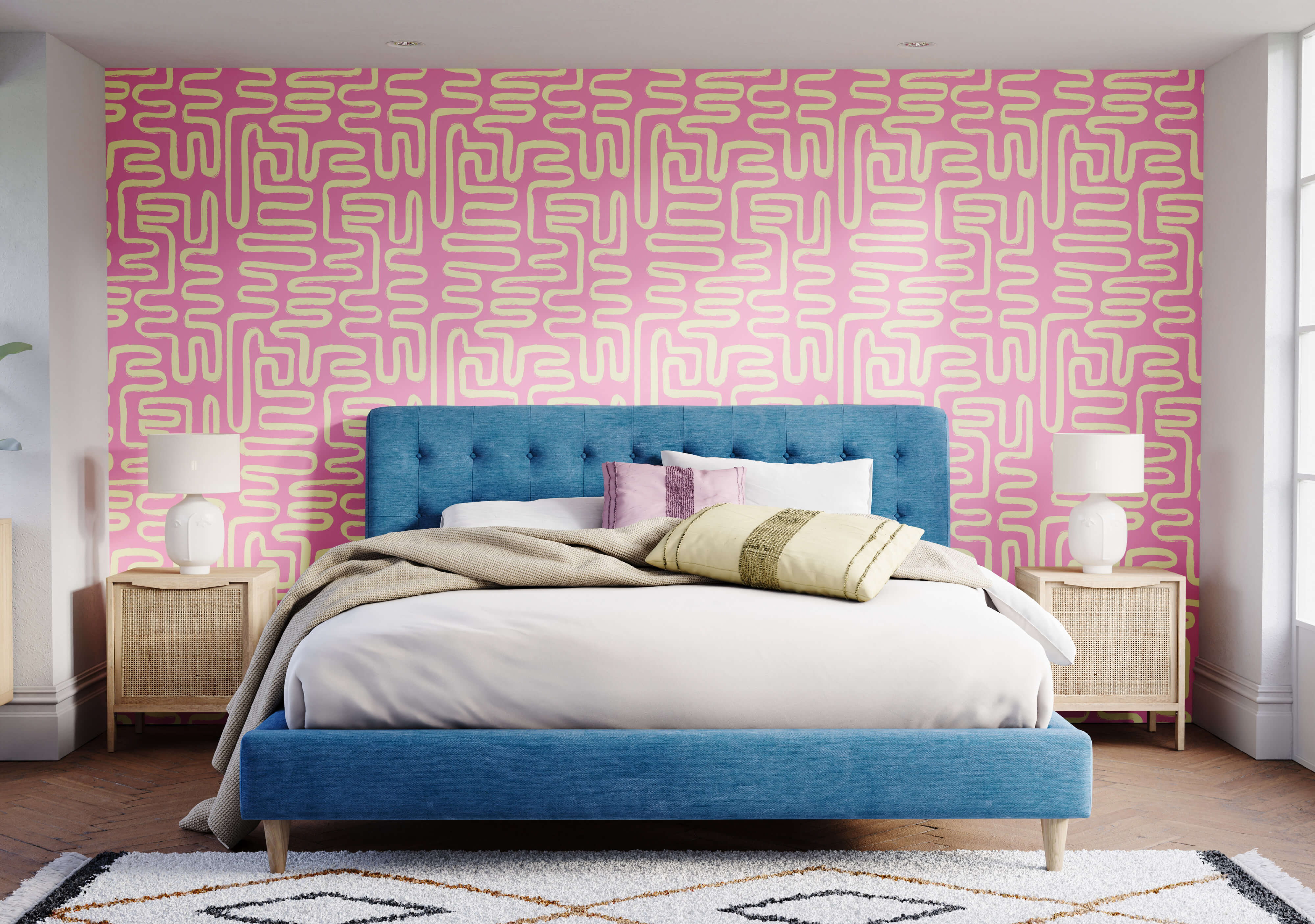 Bobbi Beck Element Patterned Luxury Wallpaper