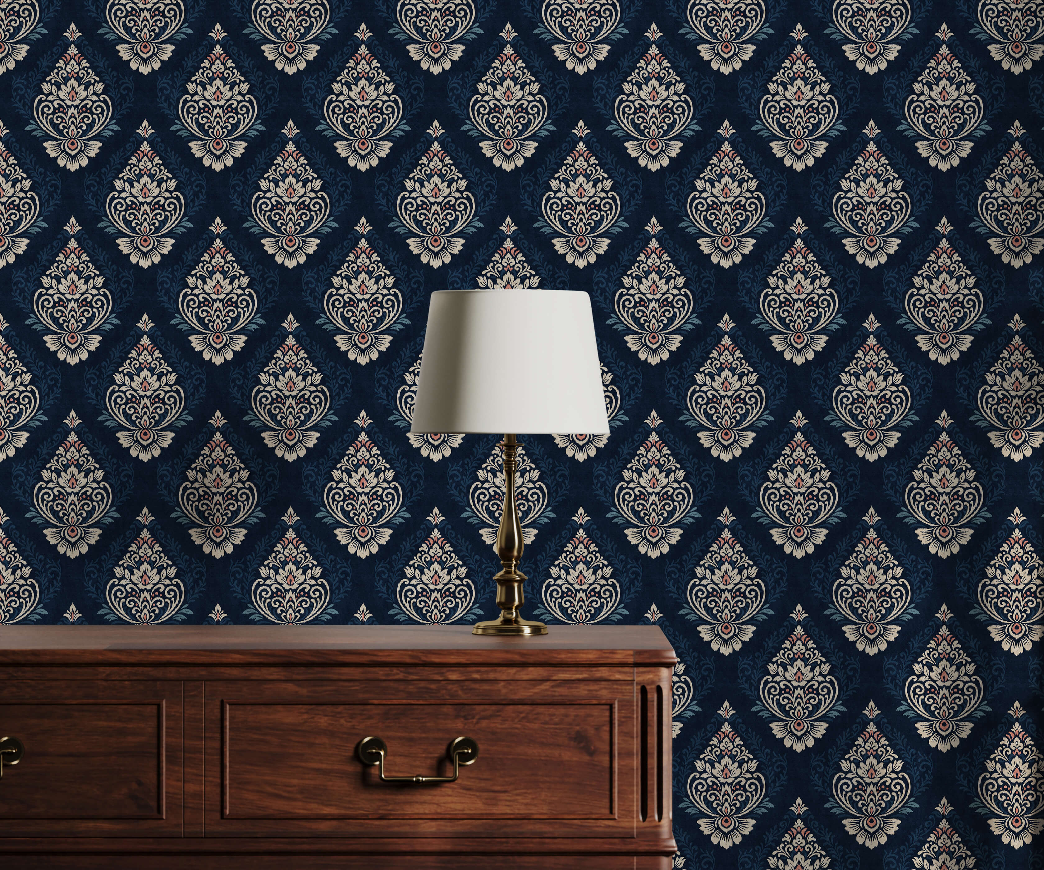 Ezra Patterned Luxury Wallpaper