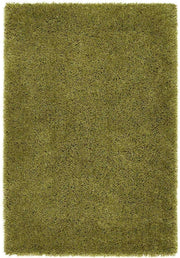 Chicago Olive Green Shaggy Rug